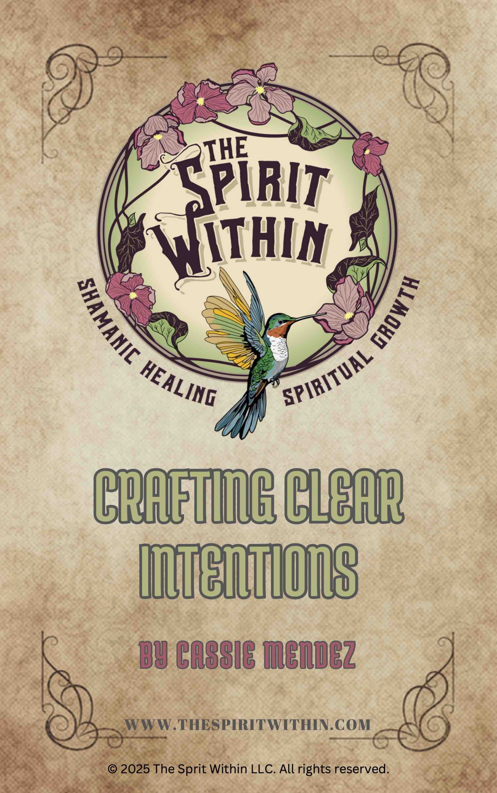 Crafting Clear Intentions Handout Cover web Crafting Clear Intentions Handout Cover